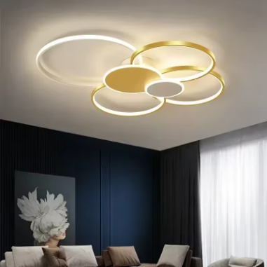 Modern Ultra-thin LED Ceiling Lamp Bedroom Living Room Bright Dimmable Open Indoor Remote Control Home Decoration Chandelier LED