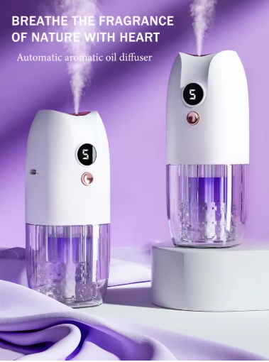 Multi-functional rechargeable portable aroma diffuser essential oil diffuser timer air freshener car home living room bathroom