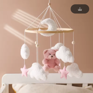 Baby Crib Mobile Rattle Toy 0-12Months