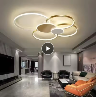 Modern Ultra-thin LED Ceiling Lamp Bedroom Living Room Bright Dimmable Open Indoor Remote Control Home Decoration Chandelier LED