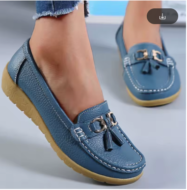 Women Shoes Nurse Loafers Shoes Classics Flats Zapatos Mujer Comfortable Flat Shoes Women White Casual Leather Women's Footwear
