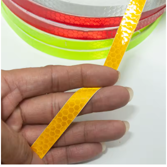 1cm*20/10/8/5m Reflective Tapes Reflectors Warning Tape Night Safety Sticker White Red Orange Green For Bicycle Car