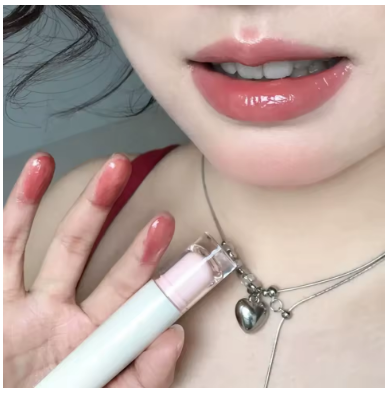 TATIBEAUTY Lip Jelly Essence Hydrating Lipstick Lip Gloss Moisturizing Mirror Lip Glaze Crystal Tint Tender Pink Women Makeup